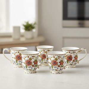 แก้วเซรามิคคลาสสิก ความจุ 201-300 มล. ใช้กับเครื่องล้างจานและไมโครเวฟได้ เหมาะเป็นของขวัญสำหรับใช้ในบ้านหรือที่ทำงาน - Product Image 2