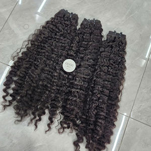 Paquetes de Cabello Humano Remy Virgen Vietnamita 100% Natural, Rizado Birmano, para Mujeres Negras, del Proveedor Gugu Hair Vietnam - Product Image 1