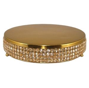 แท่นวางเค้กโลหะรูปทรงสี่เหลี่ยมสลักในดีไซน์แฮนด์เมด - Product Image 1