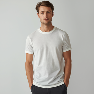 T-shirt décontracté en coton jaune personnalisé pour hommes et femmes avec personnalisation OEM/ODM, tissu anti-plis et respirant 280g - Product Image 6