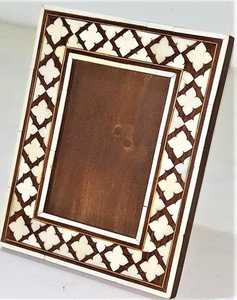 Top Selling Luxury Modern Bone Inlay Wooden UV Printed Foldable <b>Wall</b> Mount Photo Frame Indian Floral Artwork <b>for</b> <b>Living</b> <b>Room</b> - Product Image 5