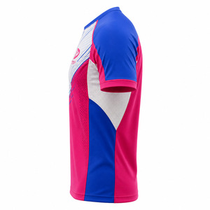 Camiseta Deportiva al por Mayor, Jersey de Pádel para Equipo, Camiseta Deportiva de Poliéster y Elastano con Tela de Secado Rápido y Gráficos Dinámicos - Product Image 4