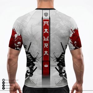 Mawra Rashguard High Quality <b>Custom</b> Sublimated <b>design</b> <b>Compression</b> <b>Shirt</b> For Gym Training Fighting Rashguard For Unisex - Product Image 2