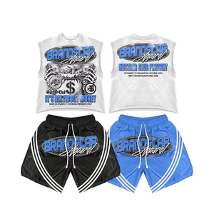Premium Printed Sportswear Tracksuit Breathable Polyester Mesh Activewear Supplier - Product Image 1