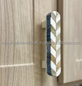 Boutons de poignée d'incrustation d'os de conception moderne de haute qualité pour la poignée de meubles - Product Image 2