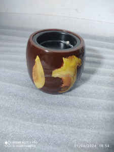 Quemador de Incienso Bakhoor de Resina Epoxi y Madera Artesanal India Exclusivo, Mubkhar Decorativo Elegante para Hogares de Lujo, Celebraciones de Ramadán y Eid - Product Image 2