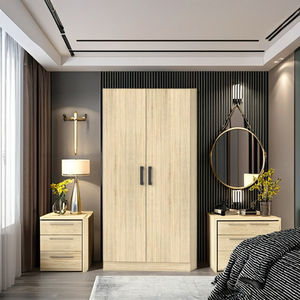 Armario Moderno de 2 Puertas FURNIZONE, Armario de Almacenamiento para Dormitorio, Organizador Compacto que Ahorra Espacio 12_0149 - Product Image 1