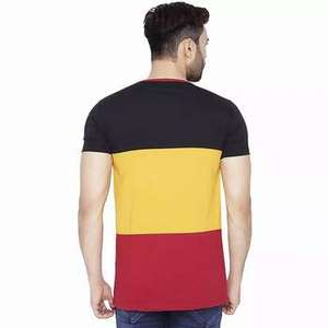 Men's <b>Raglan</b> Sleeve T-Shirt Regular Fit O-Neck Knitted Casual Solid Color 100% Cotton Canvas Front Logo Breathable VYRRA - Product Image 5