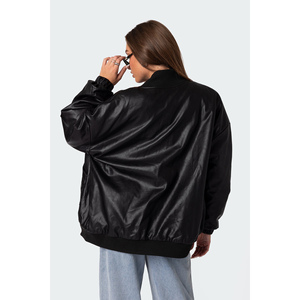 Chaquetas de Cuero Avirex Cortas para Mujer, con Cuero Premium, Corte Sexy, Última Moda de Invierno, Chaquetas de Cuero Avirex Personalizadas para Mujer - Product Image 4