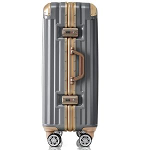 1 pezzo 24in telaio in alluminio porta porta USB valigia Spinner ruote TSA blocco Trolley da viaggio per brevi viaggi d'affari spiaggia - Product Image 5