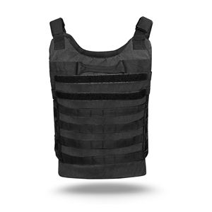 Chaleco Táctico Negro Portaplacas de Poliéster Cordura Ajustable para Entrenamiento al Aire Libre y Uso de Seguridad - Product Image 2
