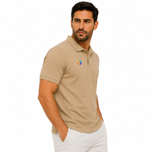 Polo homme tendance avec un design moderne, tissu doux, facile à porter, parfait pour le streetwear et les tenues quotidiennes, élégant et stylé. - Product Image 1
