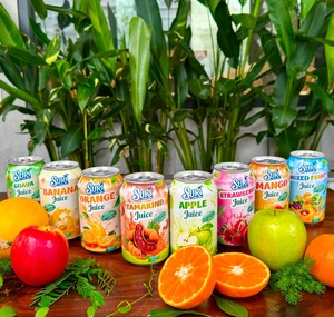 น้ำกล้วยซูริ 330 มล. กระป๋อง  ธรรมชาติ  คัดกรอง  ไขมันต่ำ 100% บริกซ์  เครื่องดื่มผลไม้  อายุการเก็บรักษายาวนาน  เก็บรักษาที่อุณหภูมิปกติ (คุณเอเลน่า-+84 966) - Product Image 4
