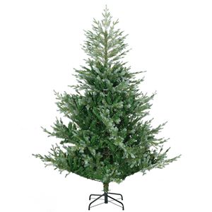 Albero di Natale Artificiale da 1,8 m con 795 Rami Facilmente Modellabili, Base in Acciaio ad Apertura Automatica, Forma Larga - Decorazione Natalizia - Product Image 2