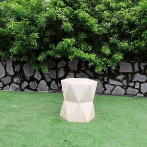Mesa de Centro de Concreto Blanca, Mesa de Concreto de Diseño Moderno para Interiores y Exteriores, Mueble de Lujo con Superficie Impermeable - Product Image 2