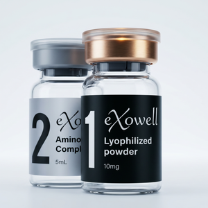 EXOWELL Plant Exo Professional Anti-Aging Skin Booster MTS Compatible Hydrolyzed Cell Infusion ผลิตภัณฑ์บำรุงผิวหน้าสูตรต่อต้านริ้วรอยจากเกาหลี ช่วยฟื้นฟูผิวด้วยสารสกัดจากเซลล์ที่ผ่านกระบวนการไฮโดรไลซ์ ใช้ร่วมกับ MTS ได้ - Product Image 1