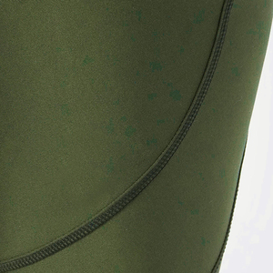 Pantalones de compresión ligeros de color verde oliva, hasta el tobillo, con cintura elástica, efecto segunda piel, para entrenamiento diario y ejercicio. - Product Image 6