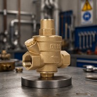 Vanne de réduction de pression manuelle en laiton 1/2 pouce DN65 PN10/PN16 filetée pour eau et gaz, marque Kxc, garantie 1 an, livraison directe usine