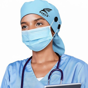 Gorros Quirúrgicos con Logotipo Impreso Digitalmente, Gorros Médicos Lisos para Doctores y Enfermeras, Gorros de Quirófano, Gorros para Hospital - Product Image 1