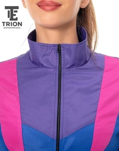 Premium Quality Nylon <b>Tracksuit</b> Set Zip-up Jacket Lightweight <b>Waterproof</b> Breathable Windbreaker Set Training <b>Tracksuit</b> Women - Product Image 5