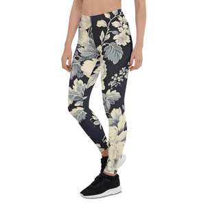 Premium Quality Elastic Waist Gym Workout Yoga Sports <b>Leggings</b> New High Performance Plain Plaid Yoga Pants <b>with</b> <b>Lace</b> - Product Image 4