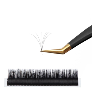 Ensemble de pinces à cils professionnelles en acier inoxydable de qualité supérieure, anti-magnétiques, à pointes lisses et droites - Product Image 2
