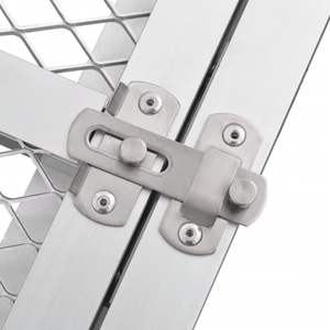 Gabbia per animali 71.7 pollaio in alluminio "x 71.7" x 24" - Product Image 3