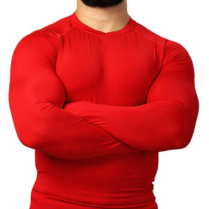 Hauts de compression à manches longues légers, modèle 2026, personnalisables, pour hommes, multicolores, haute qualité, anti-humidité, respirants, toutes tailles - Product Image 4