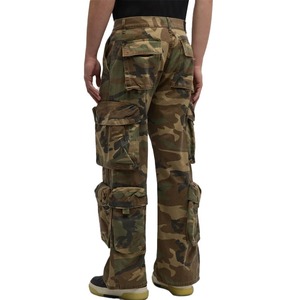 Pantalon cargo camouflage personnalisé pour homme, décontracté, multi-poches 3D, grande taille, pantalon d'extérieur droit, pantalon tactique camouflage, pantalon baggy - Product Image 2