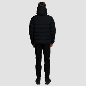 Chaqueta de Invierno Estilo Bomber para Hombre, Personalizada, de Lona Gruesa, Informal, con Capucha y Logotipo Frontal, Proveedor Mayorista - Product Image 2