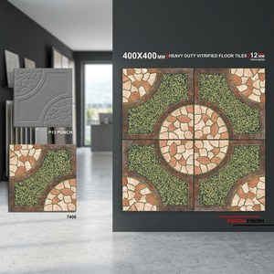 Dalles de pavage de jardin en ardoise rouilleuse antidérapante 40x40 pour extérieur, qualité supérieure, en porcelaine robuste, pour la première classe. - Product Image 3