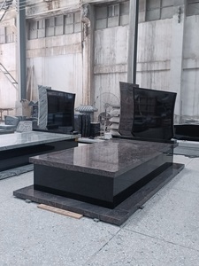 Estilo de Polonia <span class=keywords><strong>Paradiso</strong></span> púrpura e indio negro granito lápida granito púrpura lápida y monumento para cementerio - Product Image 4