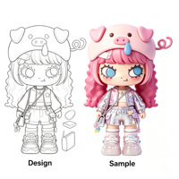 Figura de Acción de PVC Personalizada, Juguete Coleccionable de Anime, Venta al por Mayor Directa de Fábrica OEM, Figura de Vinilo 3D para Regalo o Exhibición