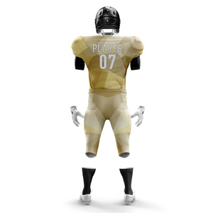 <b>Elite</b> Sublimated American Football Uniform Set Custom Football Jerseys Pants USA Team Sports Apparel Supplier - Product Image 5