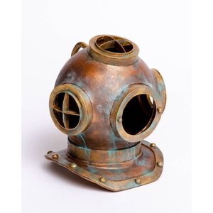 Réplica del Casco de Buceo Mark V de la Marina de los Estados Unidos, Casco de Buceo de Cobre y Latón Macizo Vintage para Aguas Profundas, Náutico, Marítimo - Product Image 3