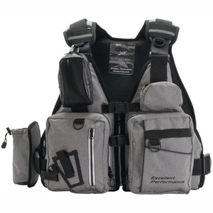 Gilet de sauvetage en mousse de nylon réglable avec plusieurs poches pour les sports nautiques, veste de sécurité flottante pour adultes - Product Image 3