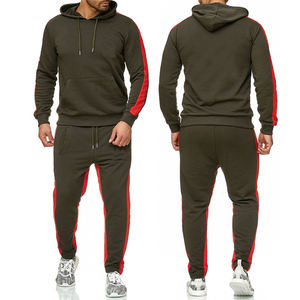 Fabricante de Conjuntos Deportivos Personalizados al por Mayor, Conjunto Deportivo de Algodón con Cierre de Cremallera para Hombre, Sudadera con Capucha y Pantalones Deportivos, Estilo Urbano CP-MTS-05 - Product Image 1