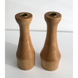 Eco-Friendly Custom Beech Wood <b>Taper</b> Holder High-Quality Decorative Wooden Candlestick for International Wholesale - Product Image 6