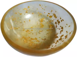 Vaisselle en résine Bol à nourriture Vaisselle écologique Maison Design unique Bol de service en résine Us Saladier - Product Image 4