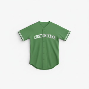 Maillot de baseball personnalisé à boutons, tenue d'équipe, vêtements à faible MOQ, maillot de baseball personnalisé avec nom et numéro, manches courtes - Product Image 1