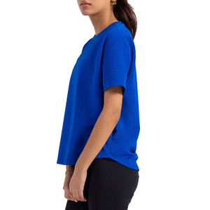 เสื้อยืด B2B แบบยูนิเซ็กซ์ สกรีนโลโก้ได้ เป็นมิตรกับสิ่งแวดล้อม ลายเรียบ ผ้าถัก เหมาะสำหรับชมรม โรงยิม โรงเรียน มหาวิทยาลัย - Product Image 5