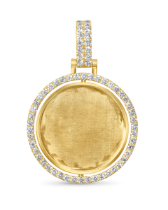 Hip Hop Rapper Bling Pendant Custom VVS Moissanite Pendant Iced Out Photo Picture Pendant Memorial pendant For Birthday Gifts - Product Image 1