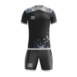 Uniforme de football à col rond avec logo personnalisé, haute qualité, dernier design, vêtements de sport, technique de découpe automatisée, uniforme de football uni - Product Image 3