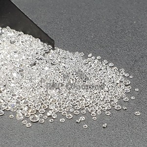 Lote de paquetes de mezcla de diamantes de corte redondo blanco natural de 1mm a 3mm VVS VS SI H I Color pulido Cuerpo a Cuerpo suelto certificado por IGI - Product Image 1