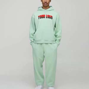 Conjunto Deportivo Informal de Alta Calidad de 2 Piezas con Cierre de Cremallera, Pantalones Deportivos, Conjuntos Deportivos de Talla Grande para Hombre - Product Image 1