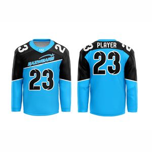 Maillot de hockey sur glace par sublimation de qualité supérieure pour hommes, maillot d'équipe personnalisé, tissu respirant à séchage rapide, uniforme de club sportif personnalisé - Product Image 1