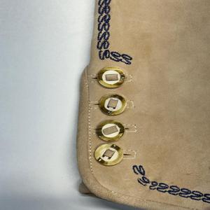 Shorts traditionnels bavarois en daim de chèvre pour hommes, taille plus, mi-haute, longueur genou, pour l'Oktoberfest - Product Image 2