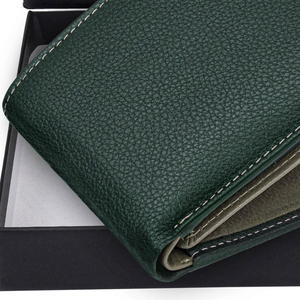 <b>Best</b> Selling New Arrival High Quality Durable Multi-Function <b>Men's</b> Short Open Leather Wallet Custom Logo Print Customized Colors - Product Image 2