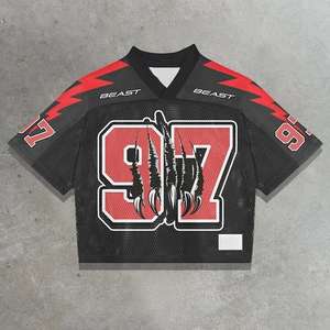 Camiseta Deportiva de Malla Transpirable con Estampado Personalizado OEM de Primera Calidad, Camiseta de Verano para Hombre de Talla Grande con Protección UPF 50+ y Absorción de Humedad - Product Image 2