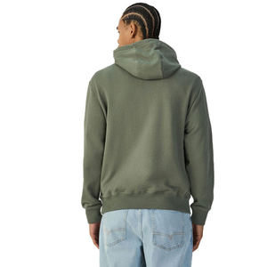 Sudadera con Capucha Oversize Unisex de Algodón French Terry de Color Liso, Estilo Casual, para Otoño, Ajuste Regular, con Bolsillos, de Tejido Grueso - Product Image 6